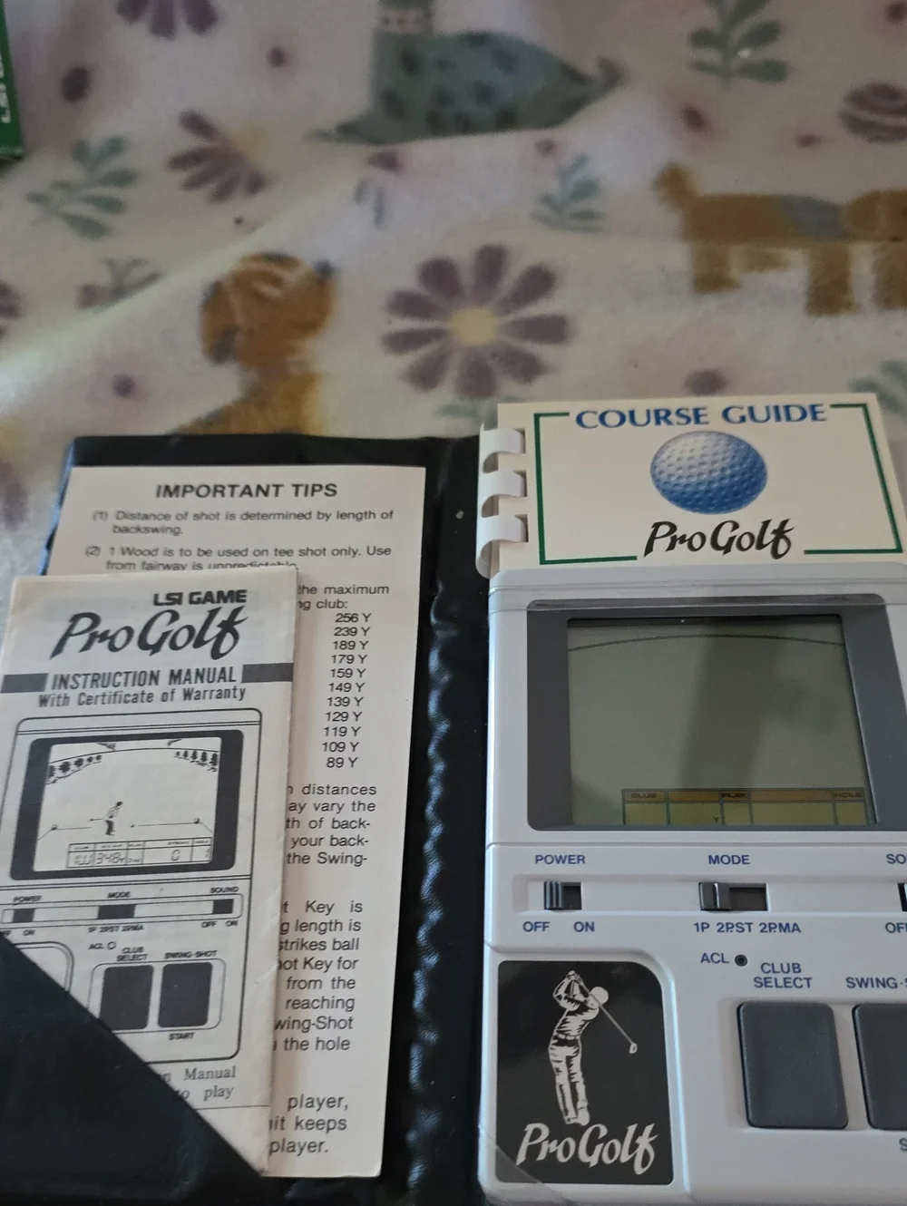 Pro Golf Handheld Electronic Game - Vintage LCD Golf